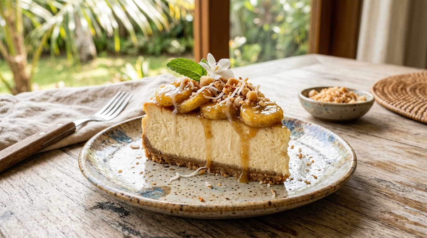 Aloha Banana Cheesecake