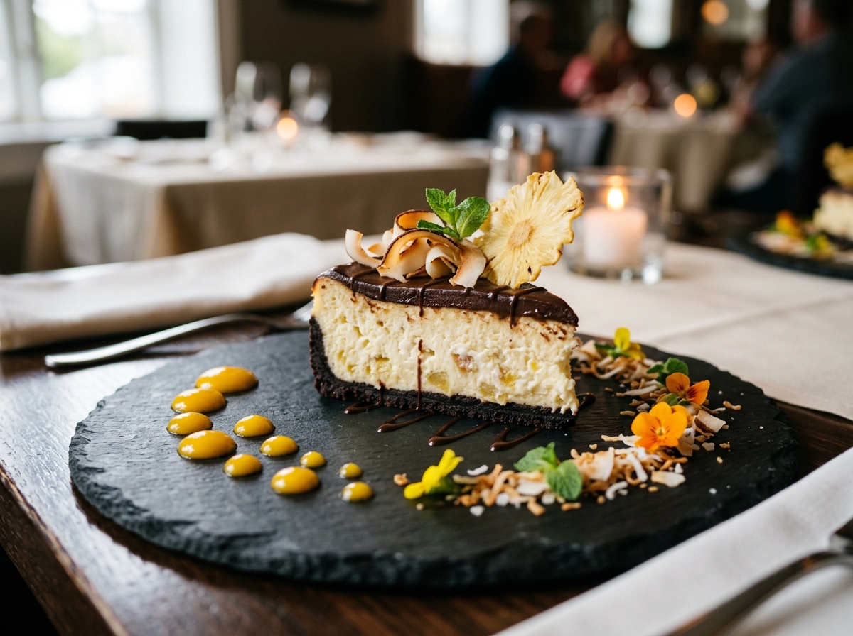 Choco Colada Cheesecake