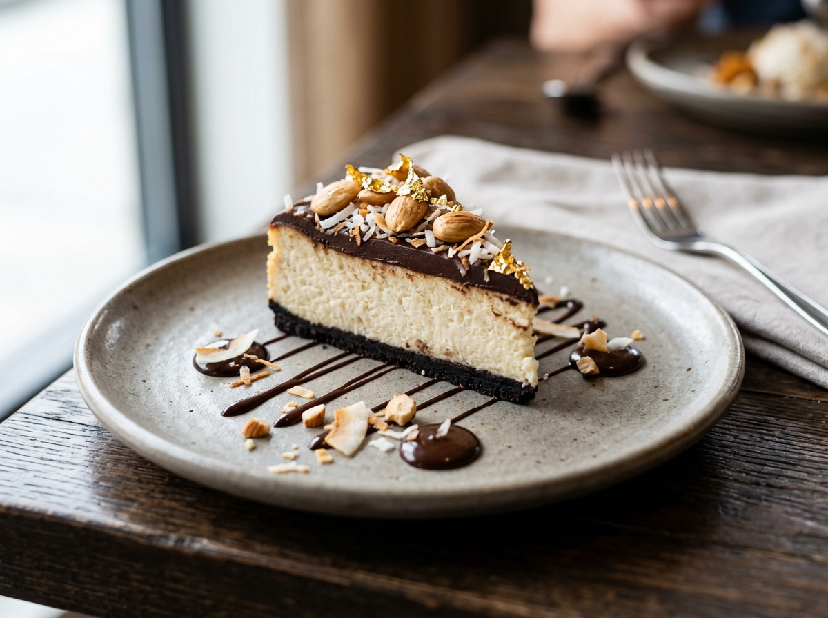 Almond Joy Cheesecake