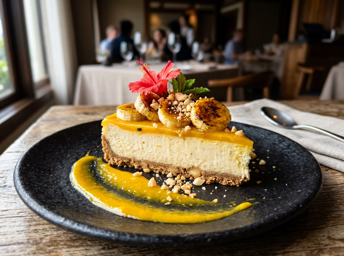 Aloha Banana Cheesecake