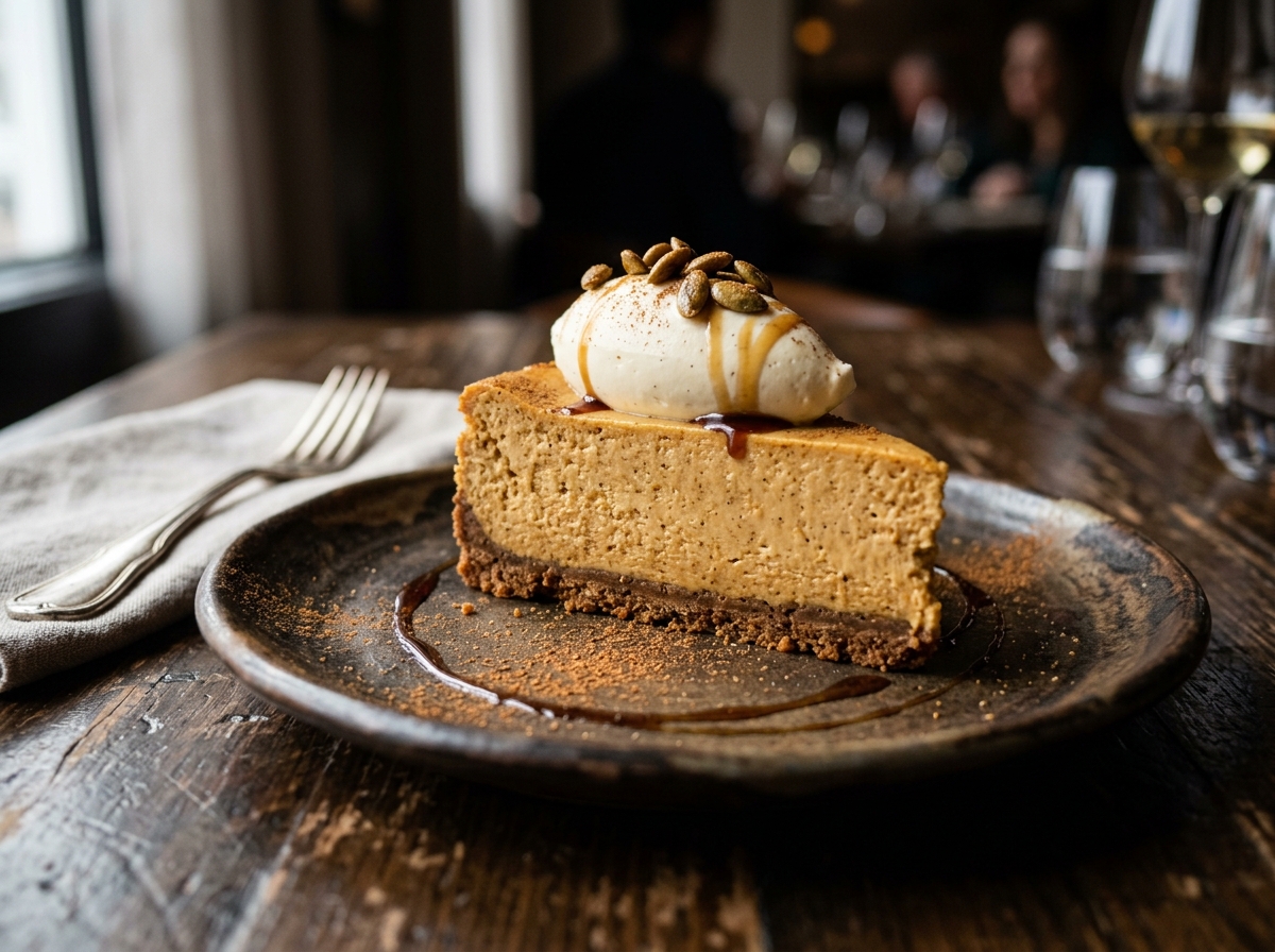 Brandied Pumpkin Cheesecake
