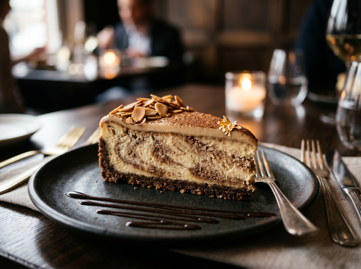 Amaretto-Irish Cream Cheesecake