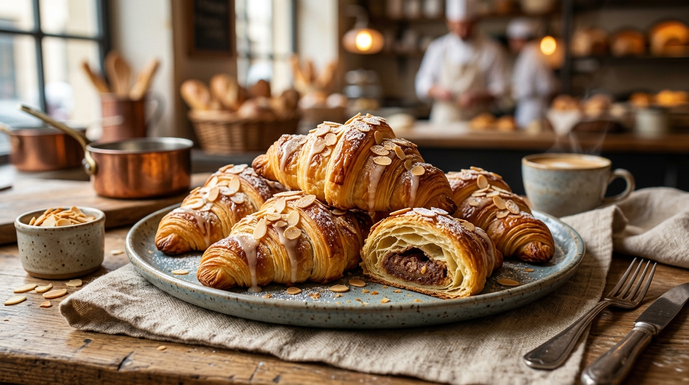 Almond-Filled Crescents