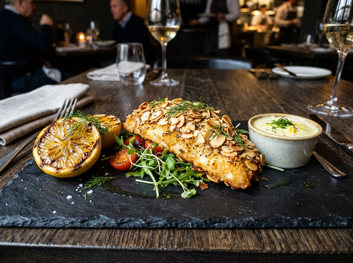 Almond Fried Fish