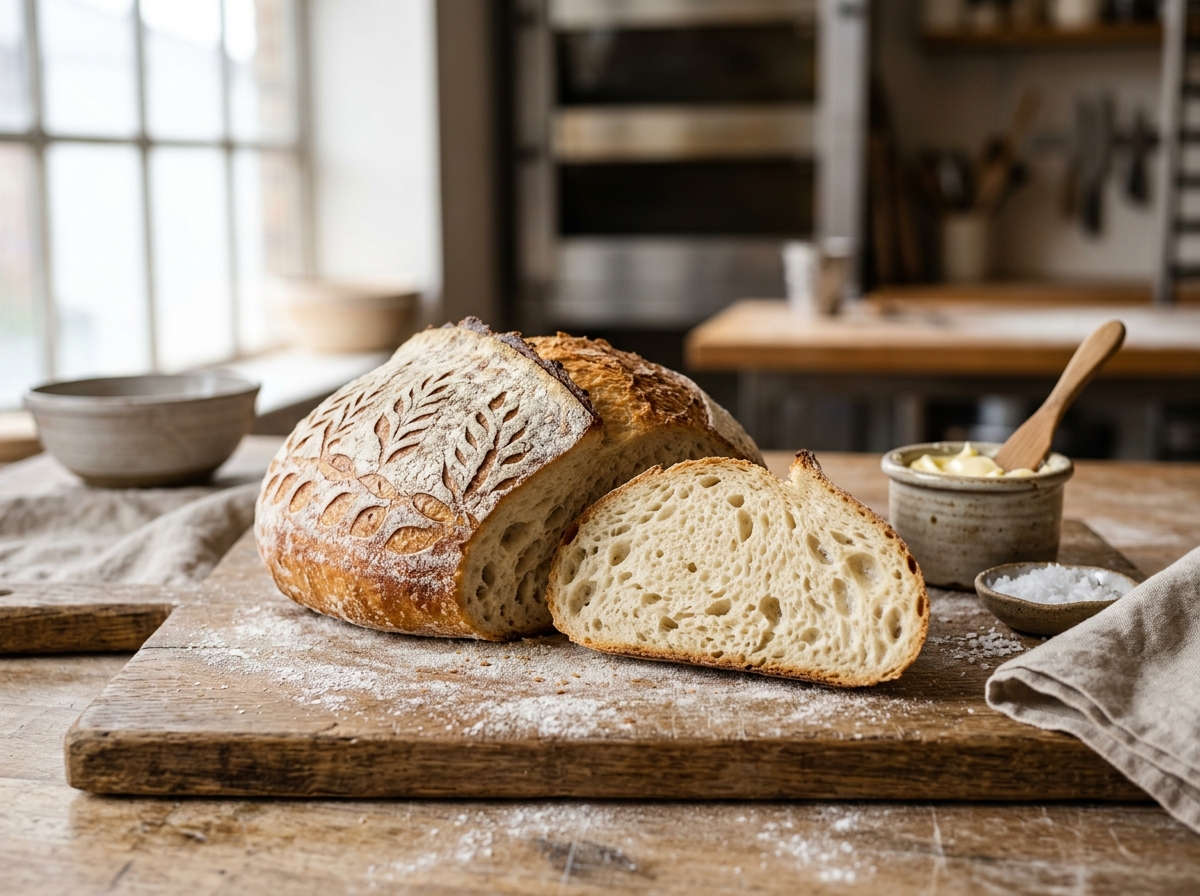 White Wheat Sourdough Bread