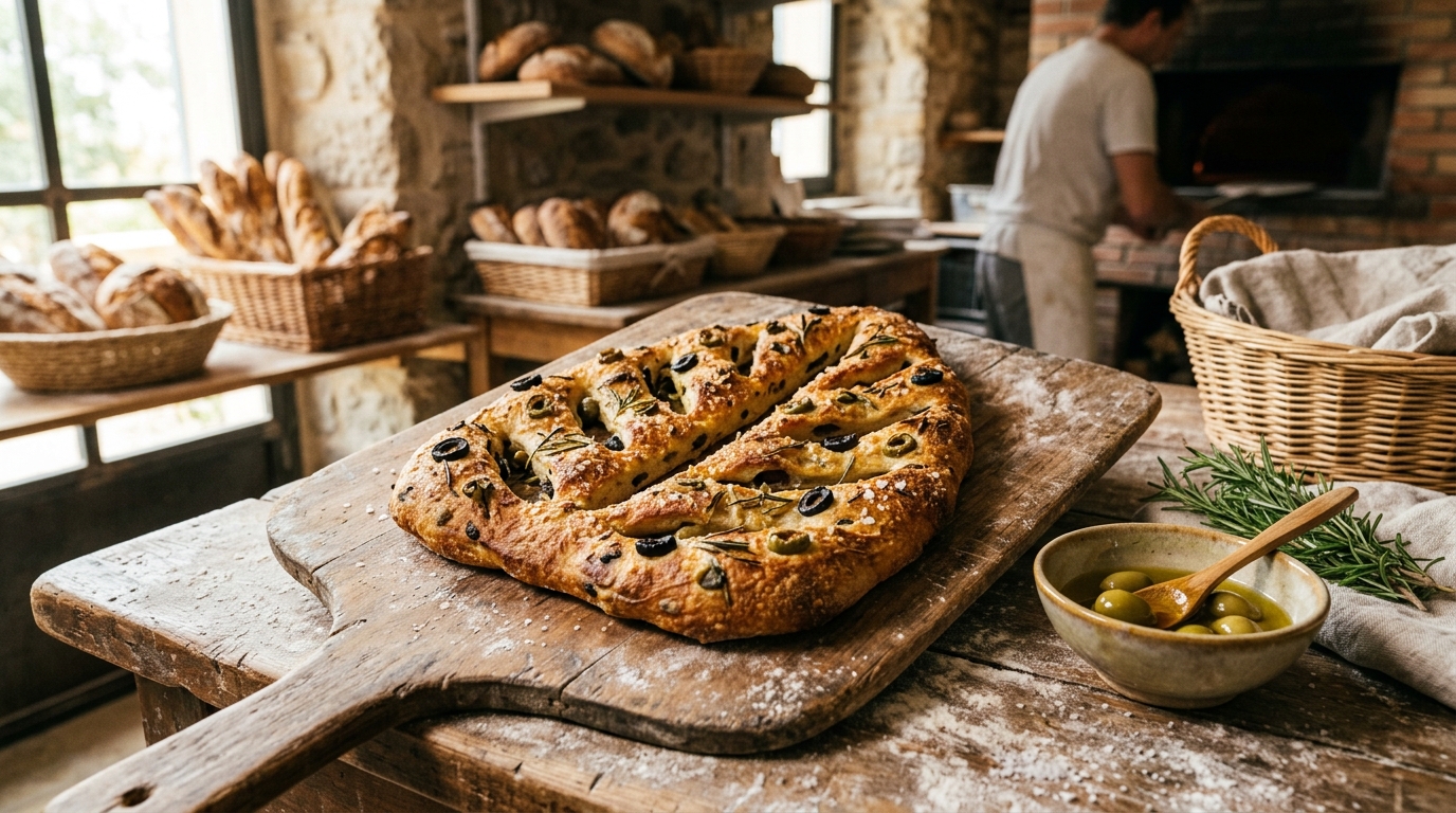 Fougasse Aux Olives