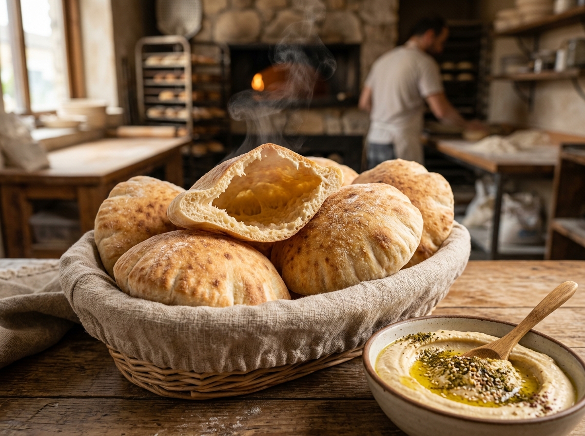 Pita with Poolish
