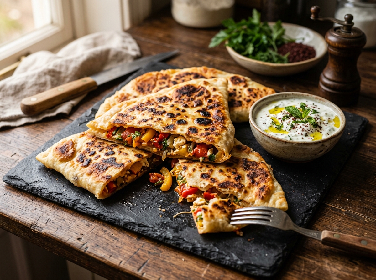 Filled Flatbread