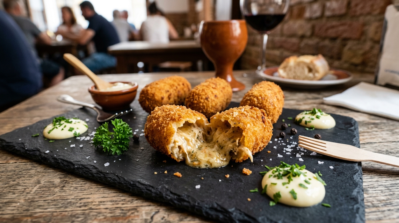 CHICKEN CROQUETTES