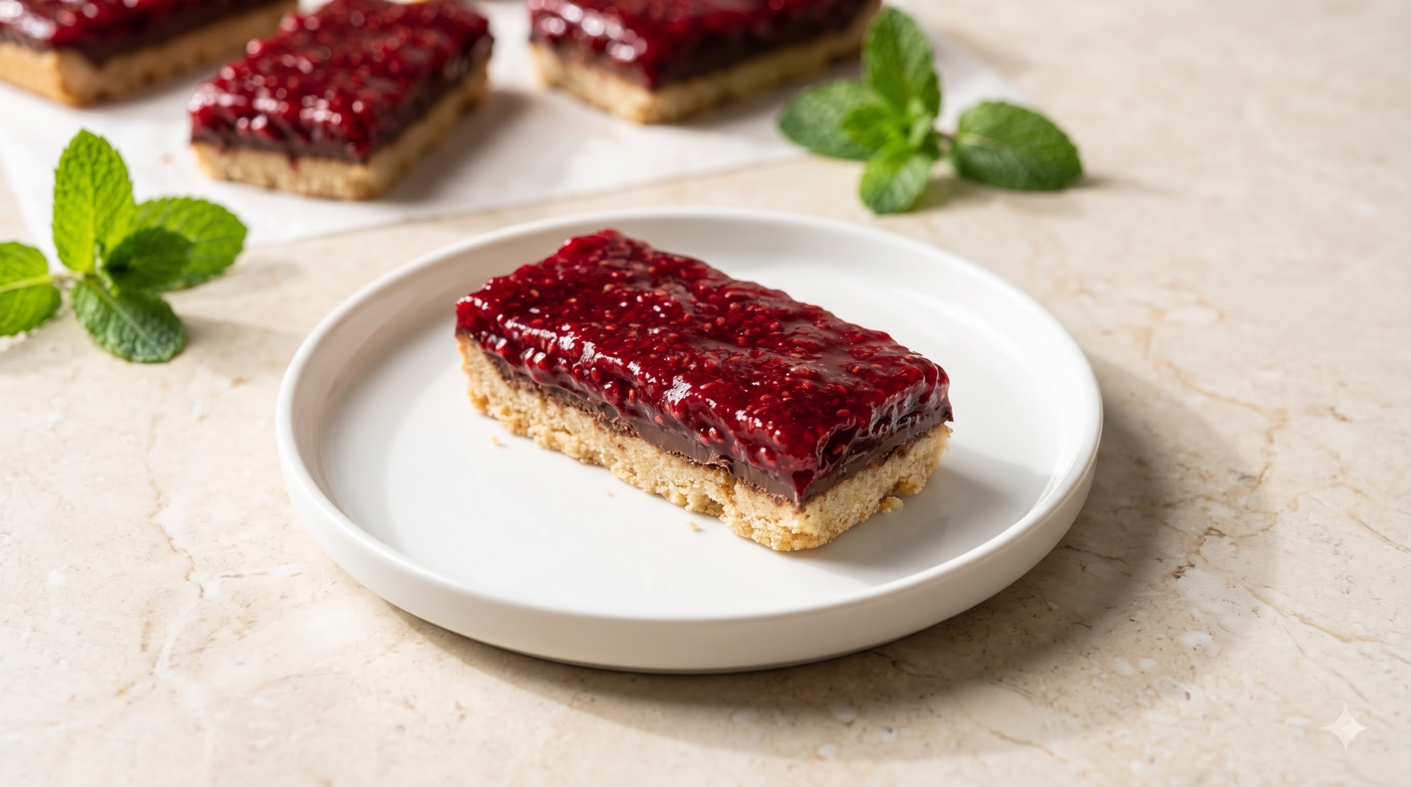 Raspberry Chocolate Bars